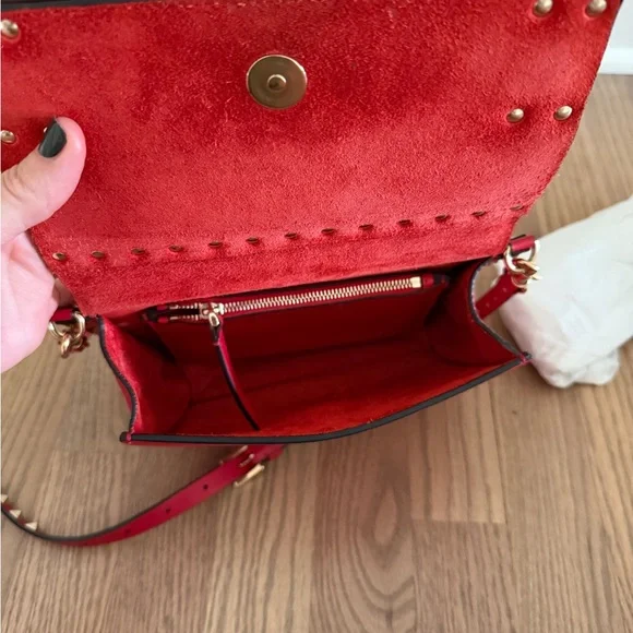 Valentino Red Rockstud  Bag - Picture 5 of 8